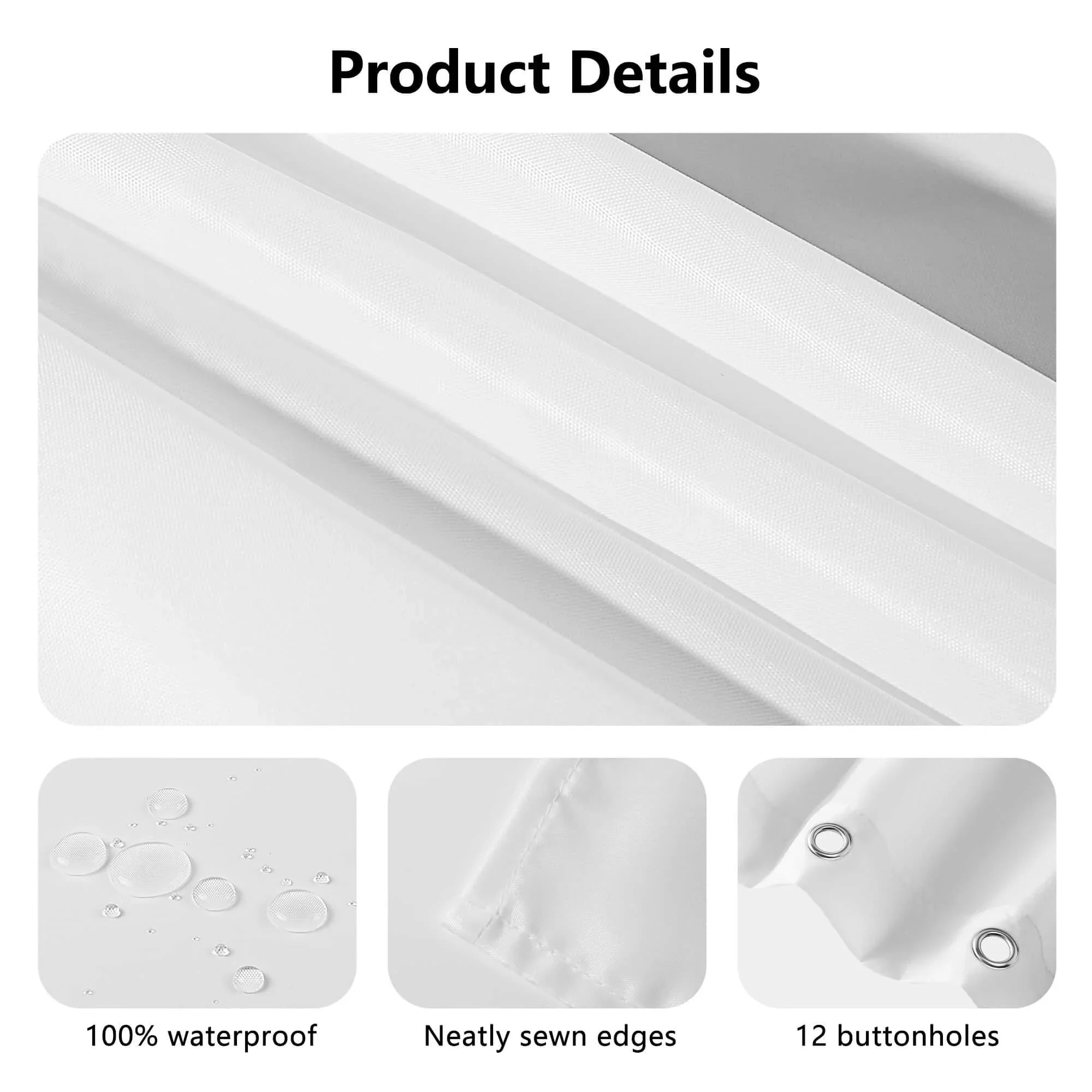 MelanatedMe Twin Snow Dream Girl and BoyShower Curtain - D'Sare 