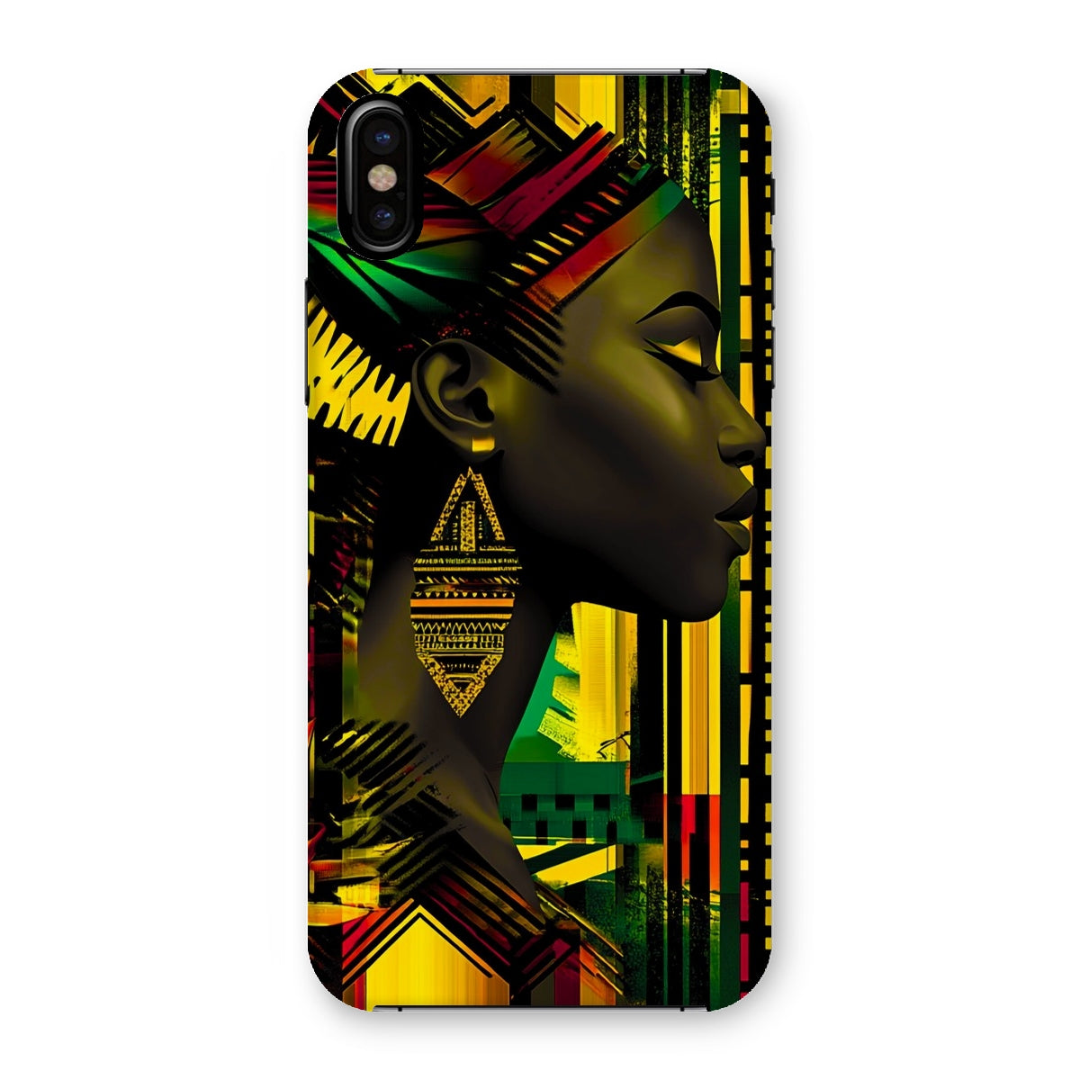 African Print Empress  Snap Phone Case - D'Sare