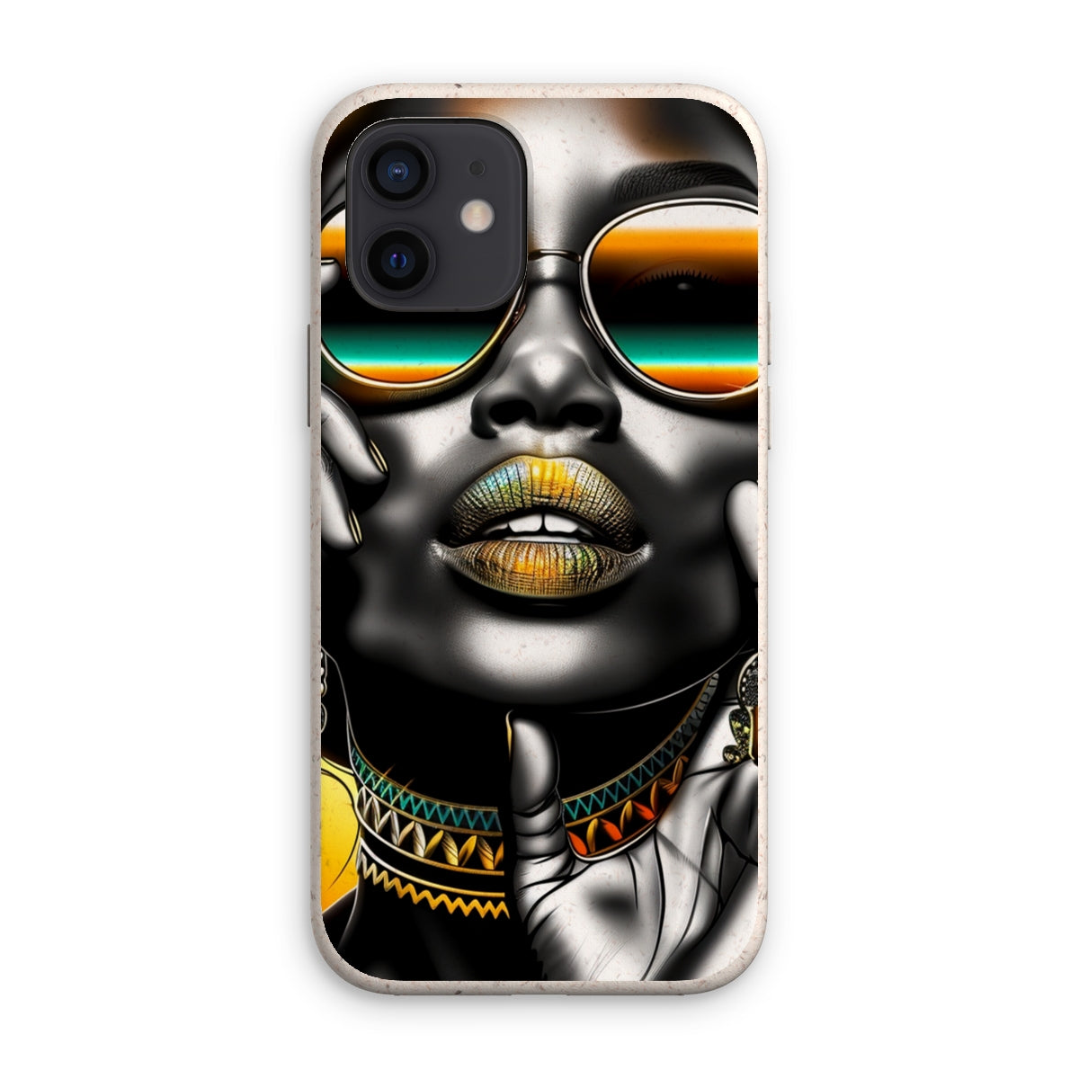 Vibrant Flow Girl Eco Phone Case - D'Sare