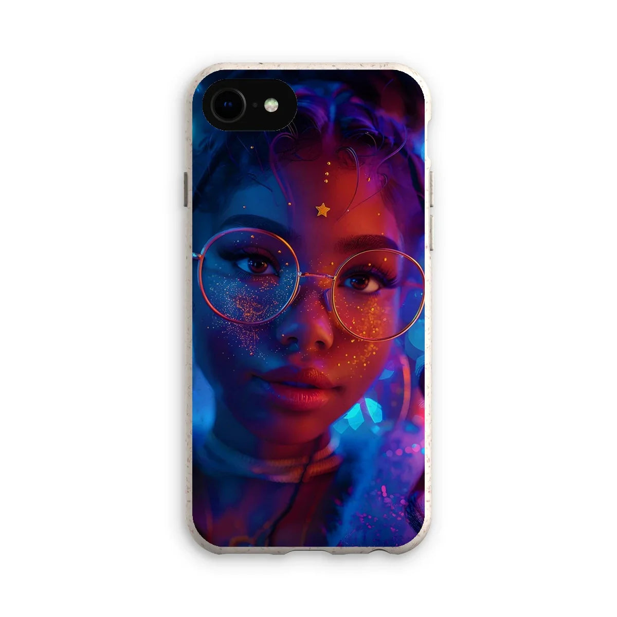Black Girl Magic Stardust Cosmic Vibe| Black Woman Magic  Eco Phone Case - D'Sare