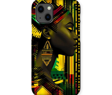 African Print Empress  Snap Phone Case - D'Sare
