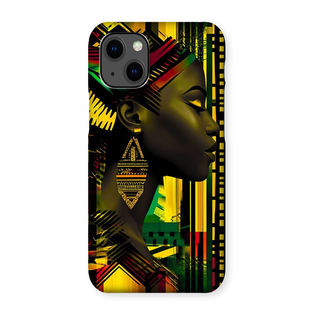 African Print Empress  Snap Phone Case - D'Sare