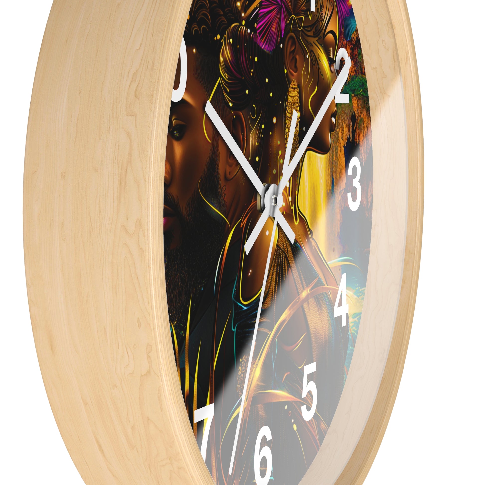 Wall Clock Eclectic Art - D'Sare