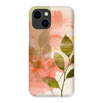 Peach Golden Leafy Escape  Snap Phone Case - D'Sare