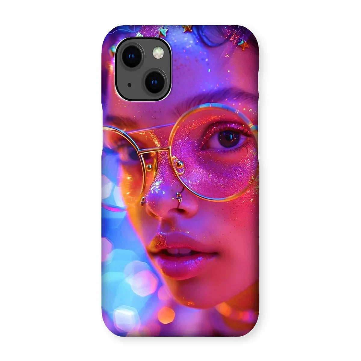 Woman Cosmic Radiance Dreamy Stardust  Snap Phone Case - D'Sare