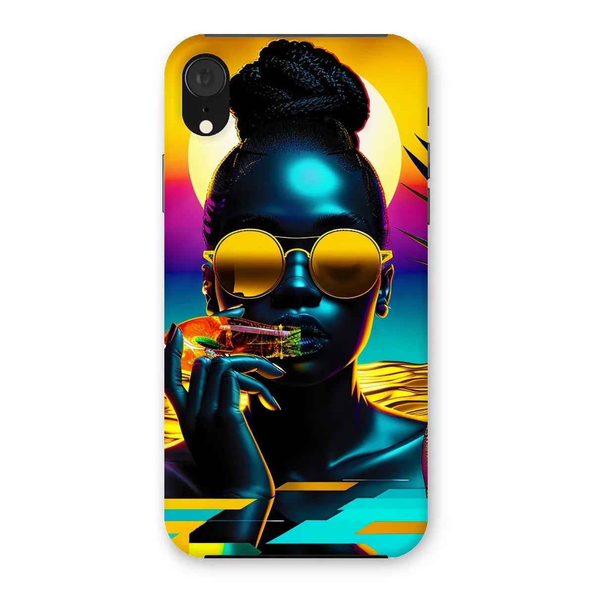 Tropical Sunset Dreams : Neon Vibes  Snap Phone Case - D'Sare