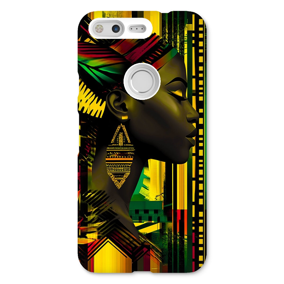 African Print Empress  Snap Phone Case - D'Sare