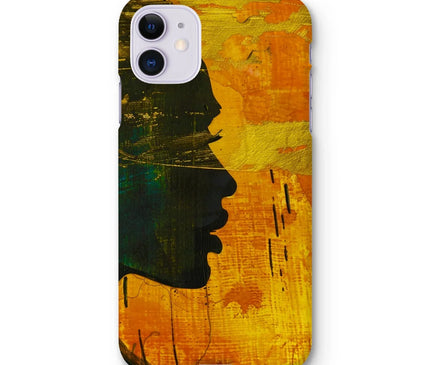 Golden Afrocentric Silhouette Snap Phone Case - D'Sare