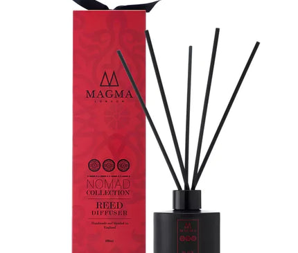 MAGMA Black Oud Reed Diffuser 100ml - Nomad Collection in Arabic Red - D'Sare