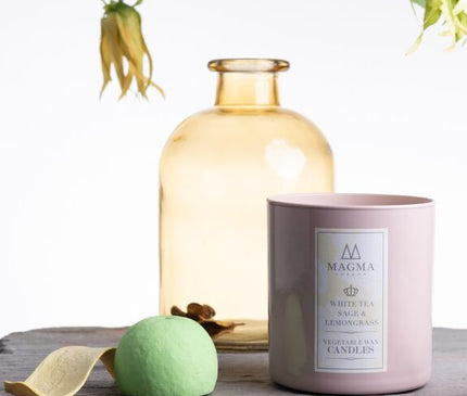 Magma London White Tea, Sage and Lemongrass (Veg Wax Candle) 38cl