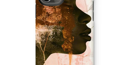 Golden Silence Serene Echoes Tough Phone Case by Prodigi