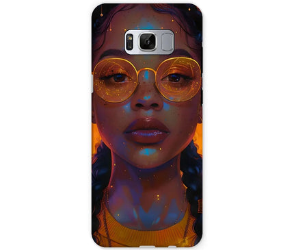 Solar Flare Radiant Soul  Beautiful Black Girl  Tough Phone Case - D'Sare