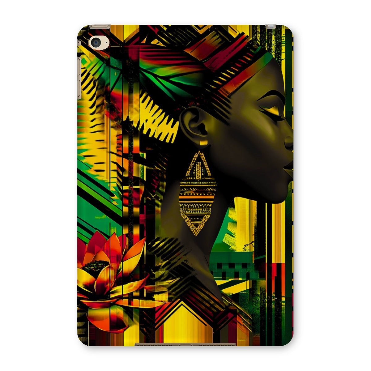 African Print Empress  Tablet Cases - D'Sare