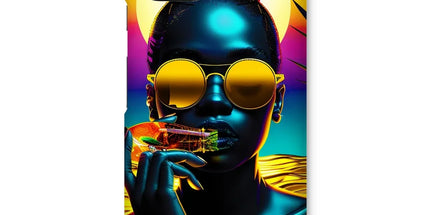 Tropical Sunset Dreams : Neon Vibes Snap Phone Case by Prodigi