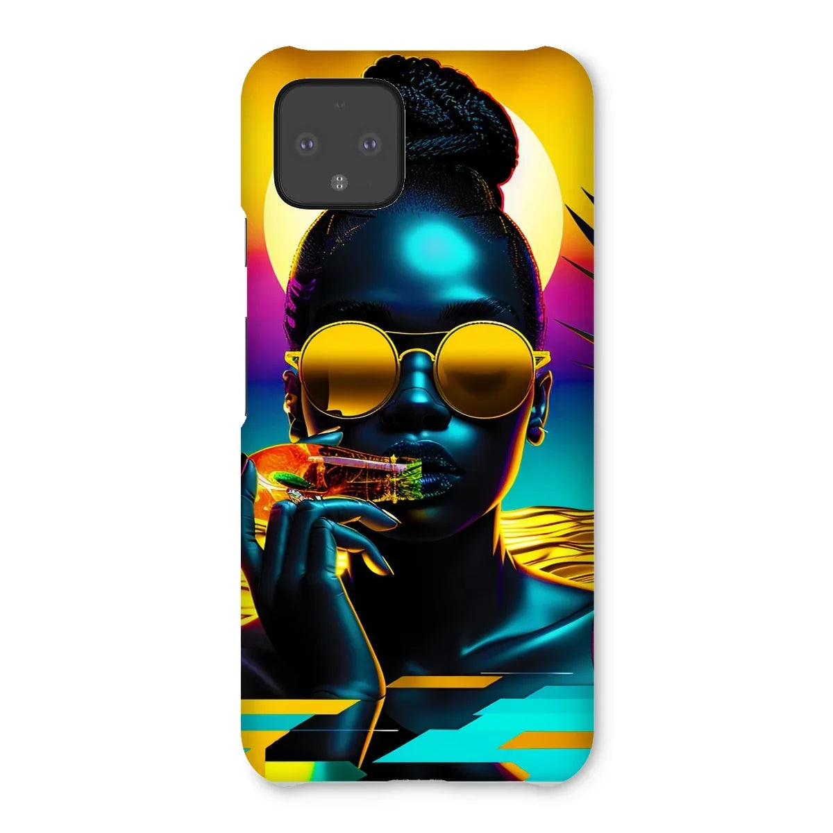 Tropical Sunset Dreams : Neon Vibes  Snap Phone Case - D'Sare