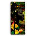 Abstract Red and Green Black Queen Fusion Eco Phone Case