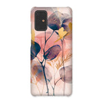 Peachy Blue Golden Flora Escape  Snap Phone Case - D'Sare