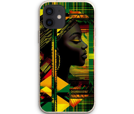 Red and Green Black Queen Fusion Eco Phone Case