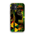 Abstract Red and Green Black Queen Fusion Eco Phone Case