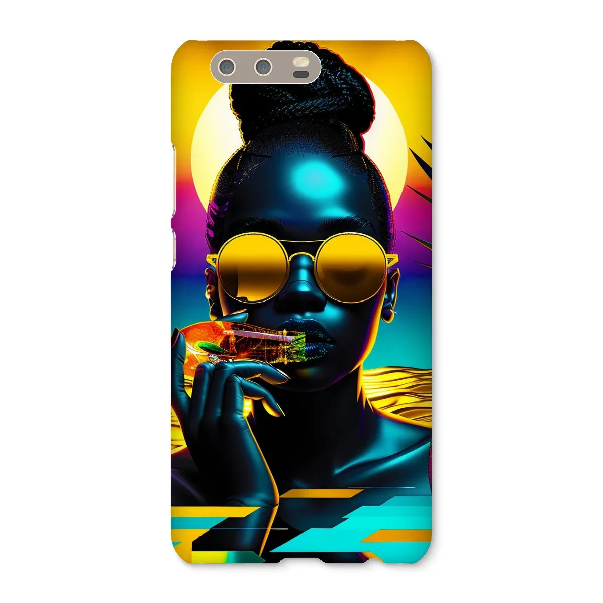 Tropical Sunset Dreams : Neon Vibes  Snap Phone Case - D'Sare
