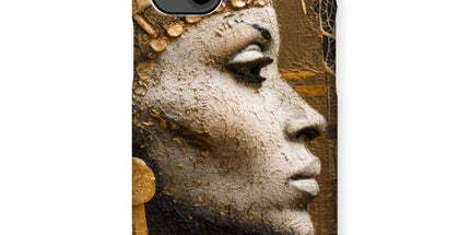 Afrocentric Golden Empress Snap Phone Case by Prodigi