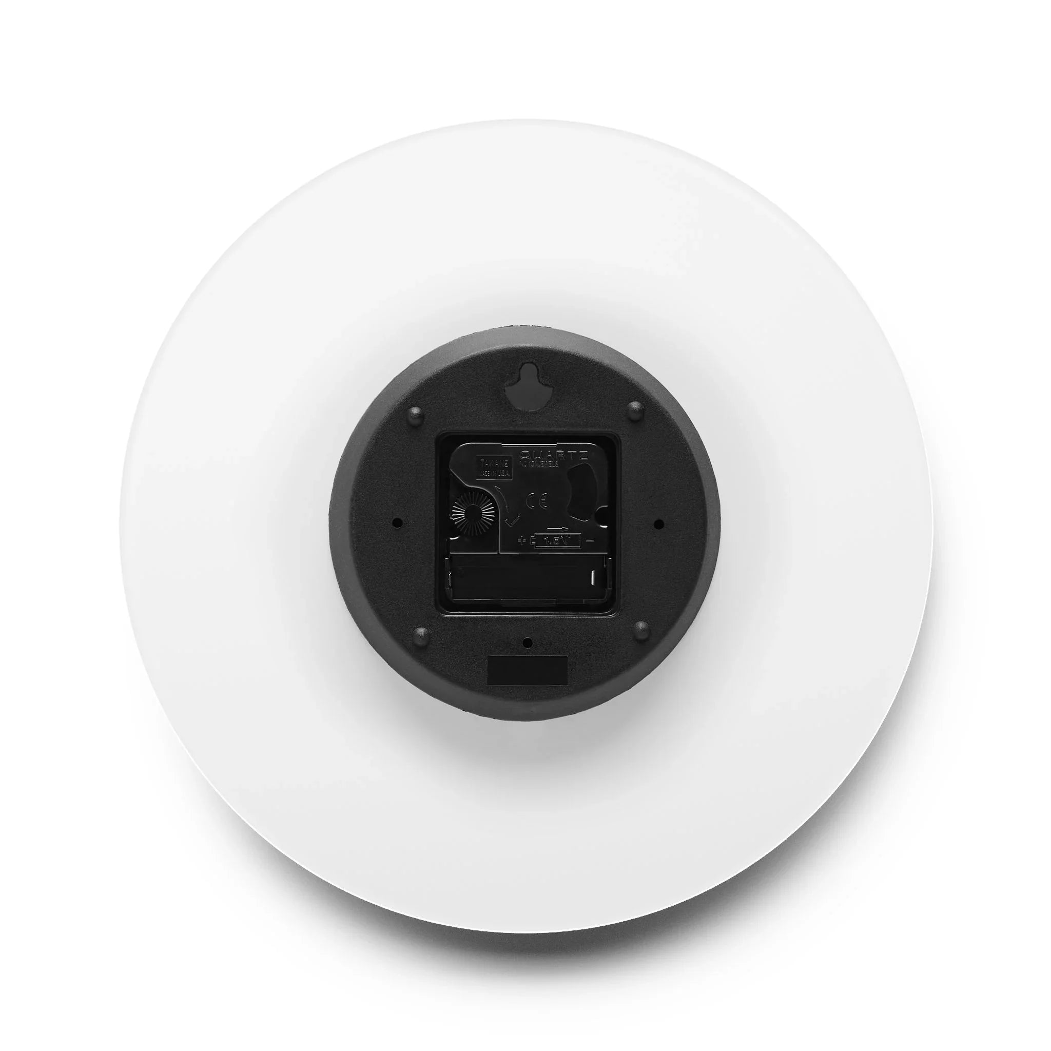 Echoes of Life:  Afrocentric Peach and Gold Abstract Art Eclectic Wall Clock - D'Sare