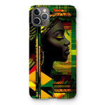 Abstract Red and Green Black Queen Fusion Snap Phone Case