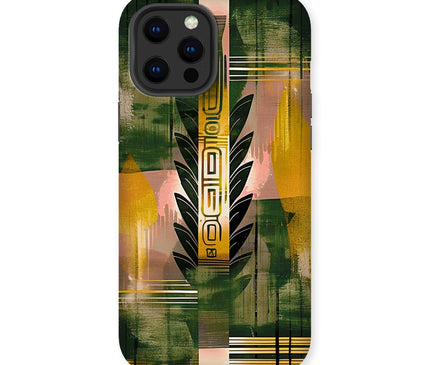 Echos of Duality Golden Reflection Tough Phone Case