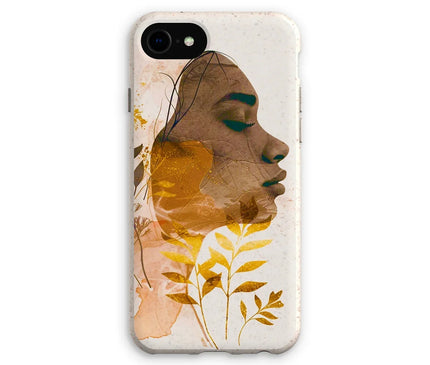 Golden Harmony Silhouette 06 Eco Phone Case - D'Sare