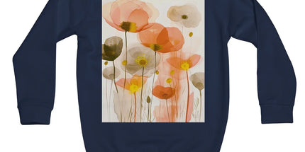 Poppy Echoes Golden Peach Escape Kids Sweatshirt by Prodigi