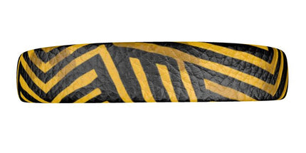 Obsidian Gold and Black Geometric Luxe Headband by Contrado