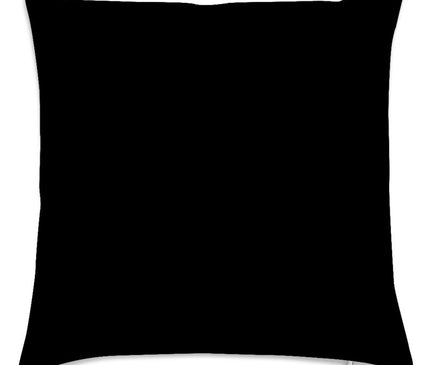 Obsidian Gold and Black Geometric Luxe Panel Pillow