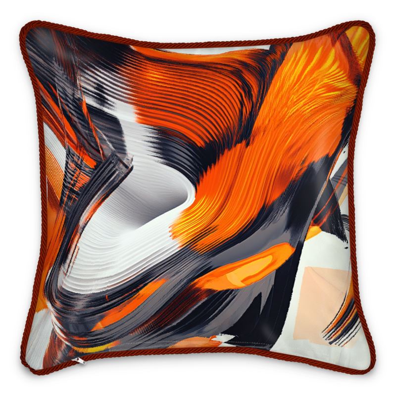 Noirblaze Silk Cushions