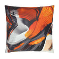 Orange Abstract Cushion Covers
