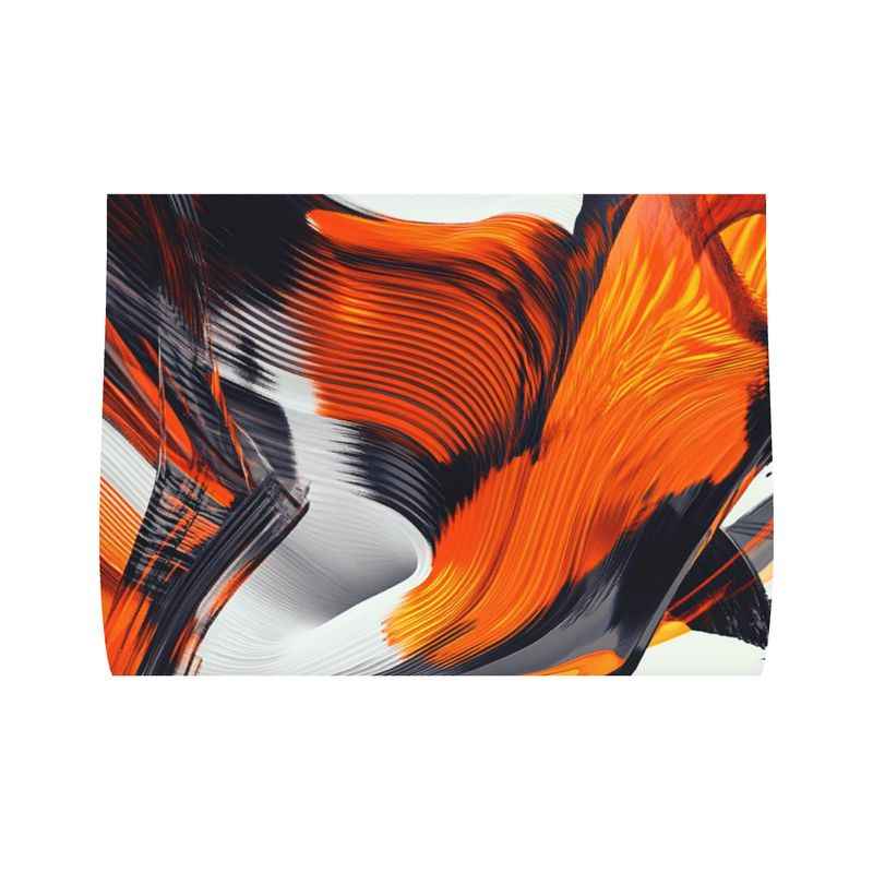 Orange Abstract Cushion Covers