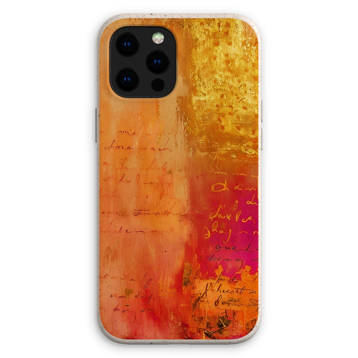 Warm Amber Seranade Eco Phone Case Eclectic Art - D'Sare