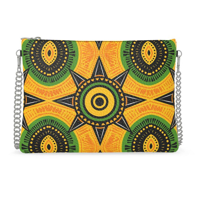 Green Black and Yellow Crossbody Bag