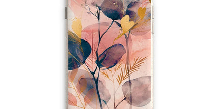 Peachy Golden Flora Escape Eco Phone Case by Prodigi