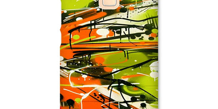 Neon Splatter Symphony: Urban Graffiti Art Snap Phone Case by Prodigi