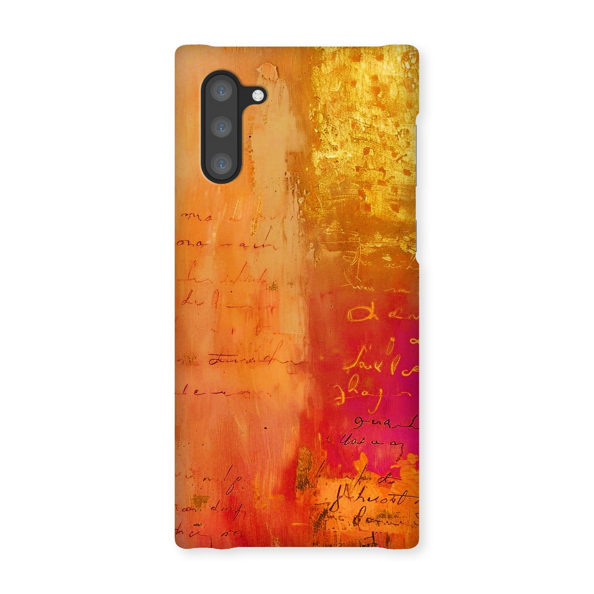 Warm Amber Seranade Snap Phone Case Eclectic Art - D'Sare