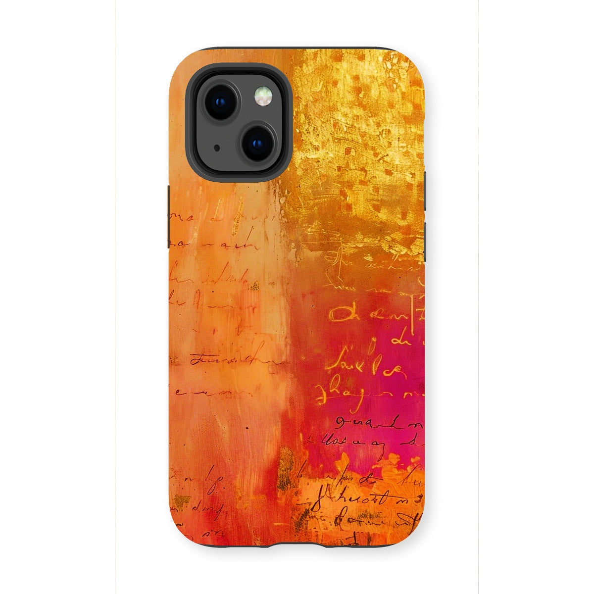 Warm Amber Seranade Tough Phone Case Eclectic Art - D'Sare