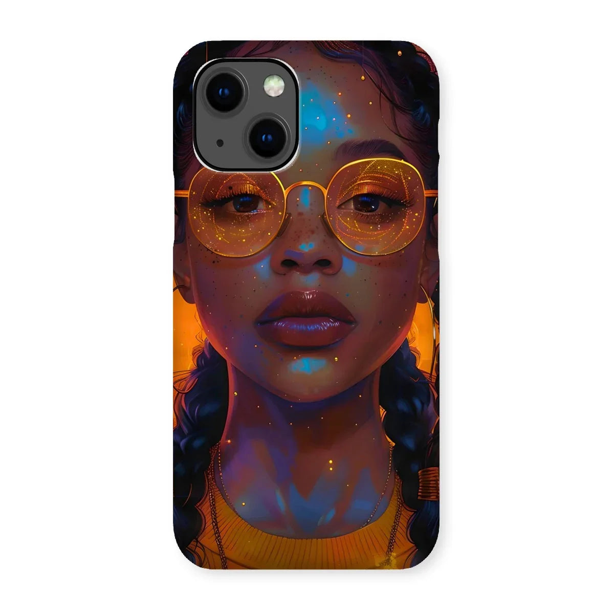 Solar Flare Radiant Soul  Beautiful Black Girl  Snap Phone Case - D'Sare