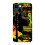 Abstract Red and Green Black Queen Fusion Snap Phone Case