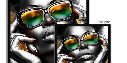 Self Peace Budget Framed Poster by Prodigi