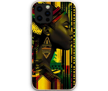 African Print Empress  Eco Phone Case - D'Sare