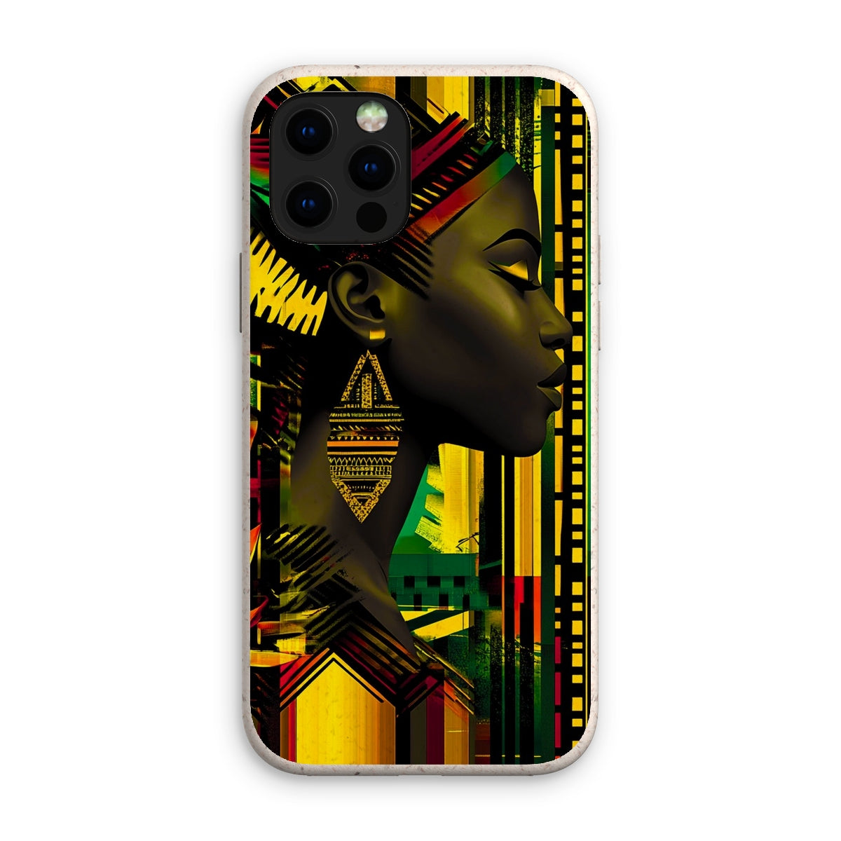 African Print Empress  Eco Phone Case - D'Sare