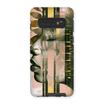 Echoes of Life: Afrocentric Meditation Peach and Gold Abstract Art Eclectic  Tough Phone Case