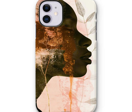 Golden Silence Serene Echoes 06 Tough Eclectic Art Phone Case - D'Sare