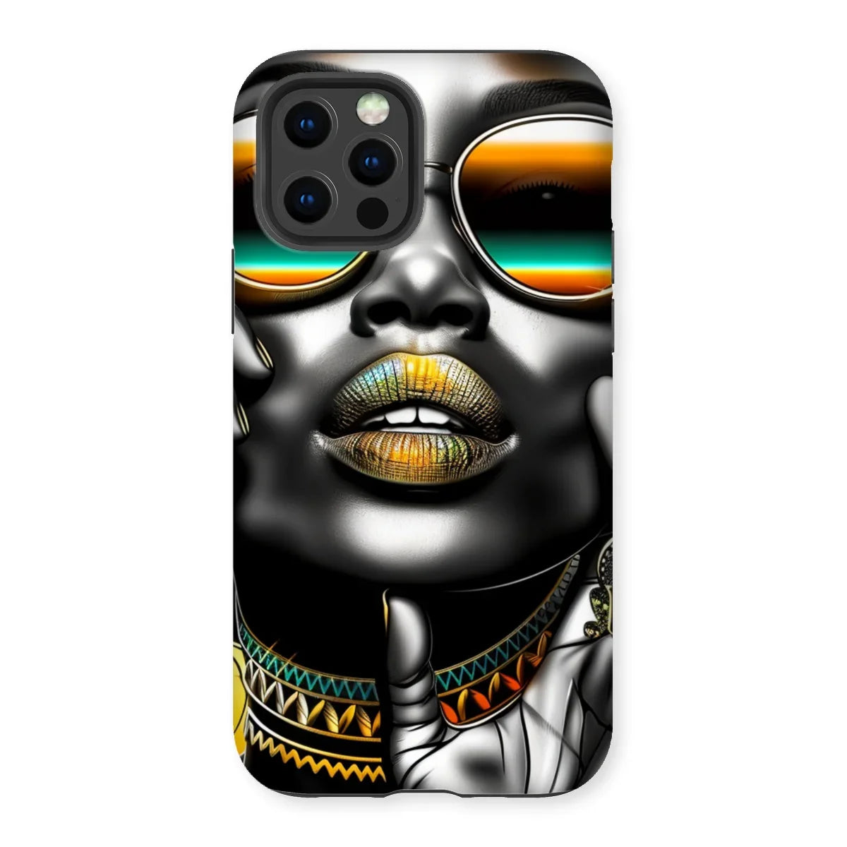 Vibrant Flow Girl Tough Phone Case - D'Sare