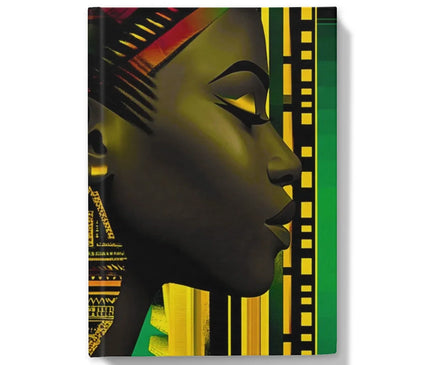 African Print Empress  Hardback Journal - D'Sare